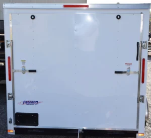 CY218 Cynergy 7x16 Enclosed Trailer TA White - Image 5