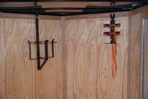 CY230 Cynergy 7x16 Enlcosed Trailer TA White W/ Racks - Image 5