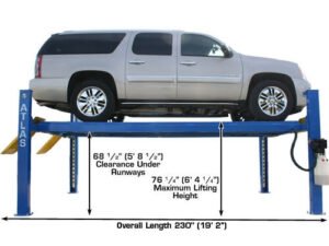 Atlas® 412A Commercial Grade 4 Post Alignment Lift 12,000 lbs - Image 3