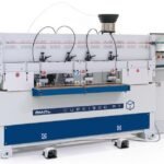 Omal hbd 1300 cube Open Frame Horizontal Bore and Dowel Machine