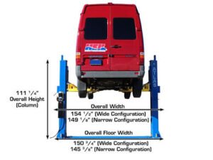 Atlas® BP12000X HD Floor Base-Plate 2 Post Lift 12,000 lbs - Image 7