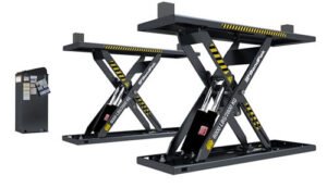 BendPak MDS-6LPF ALI Open Center Mid-Rise Scissor Flush Mount Lift 6,000 lb