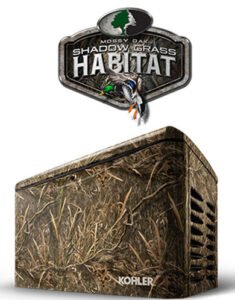 Kohler 26RCA 26kW Generator with Mossy Oak Camo Enclosure