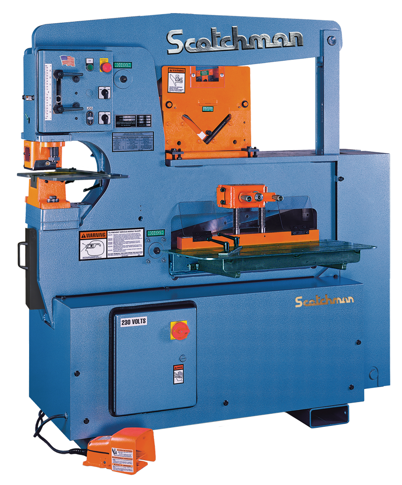 1-6509-24M_Scotchman20Ironworker Scotchman 6509-24M 220V Single Phase 65 Ton Hydraulic Ironworker 007620 - Image 1