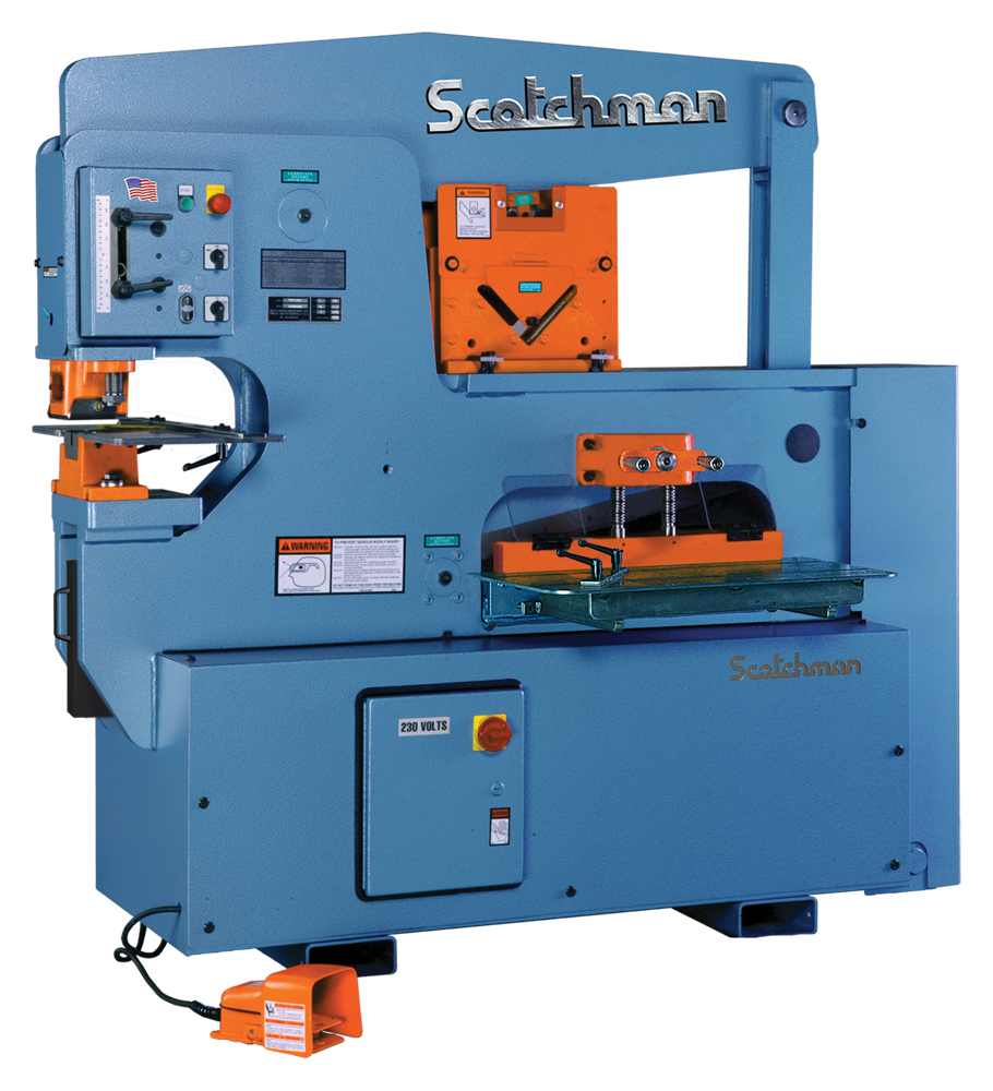 1-9012-24M-Scotchman20Industries-2 Scotchman 9012-24M 208V Three Phase 90 Ton Hydraulic Ironworker 030008 - Image 1