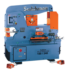 Scotchman DO 150/240-24M 460V Three Phase Dual Operator 150 Ton Hydraulic Ironworker 037935 - Image 2