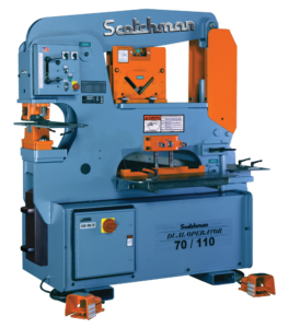 Scotchman DO 70/110-24M 208V Three Phase Dual Operator 70 Ton Hydraulic Ironworker 013908