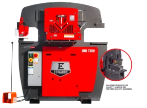 Edwards 100 Ton Ironworker 230V, 3Ph, PowerLink, 10" Brake & 2 LED Lights 10233522 - Image 2