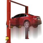 Challenger CL10A-XP9-DPC-QC Series ALI Quick Cycle 9K 2 Post Lift w/Dual Pendant Power Controls & Increases Rise/Descent Speed