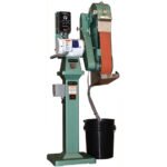 Burr King 4” x 60” Two Wheel 960-401 Variable Speed Wet Belt Grinder 31100