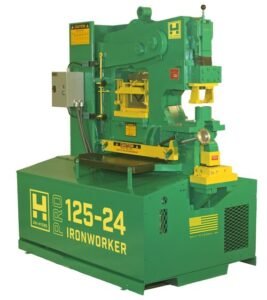 Uni-Hydro PRO 125-24 220V Single Phase 125 Ton Hydraulic Ironworker 112510 - Image 2