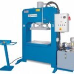 Knuth 5.4HP 77 Ton KP 70 A H-Frame Hydraulic Press 131501