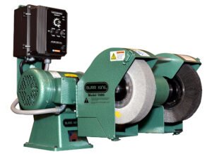 Burr King Model 1000 Variable Speed 1.5 HP 120V Single Phase Deburring and Polishing Machine 14120 - Image 3