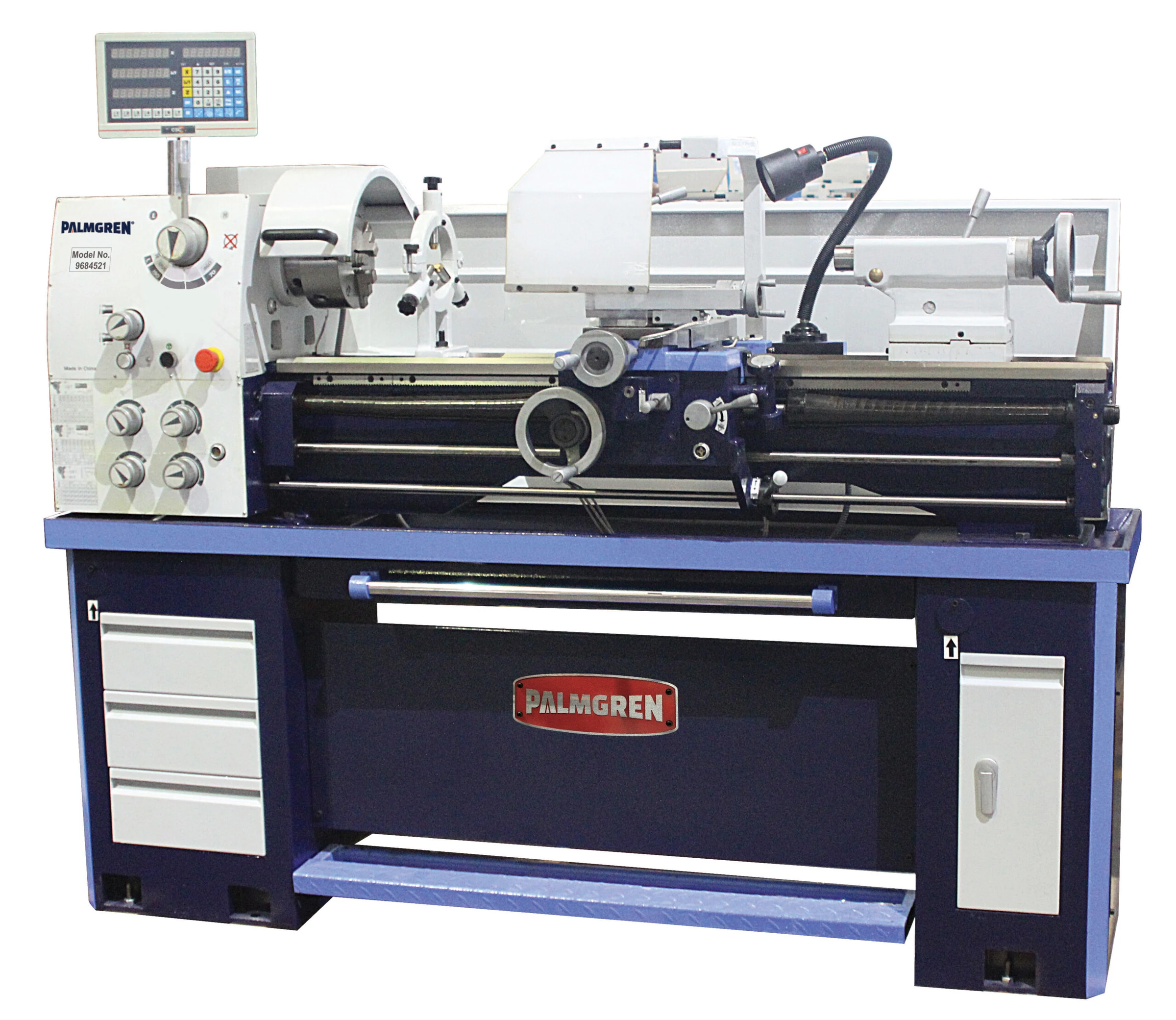 14145_1198_large-scaled-1 Palmgren 2HP 230V Three Phase 13” x 40” Engine Lathe with 2” Bore 9684550 - Image 1