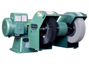 Burr King Model 1000 Fixed Speed 1.5 HP 120V Single Phase Deburring and Polishing Machine 14200