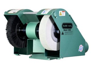 Burr King Model 1000 Fixed Speed 1.5 HP 120V Single Phase Deburring and Polishing Machine 14200 - Image 2