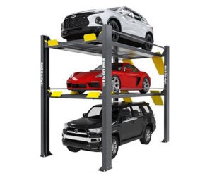 BendPak HD-973PX 9,000 & 7,000 Lb. Capacity Tri-Level Parking Lift - Extended / High Lift