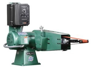 Burr King 2” x 72” Two Wheel Model 720 Variable Speed 120V Single Phase Probe Belt Grinder with Manual Tension 16110M
