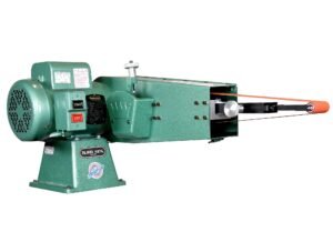 Burr King 2” x 72” Two Wheel Model 720 Fixed Speed 120V Single Phase Probe Belt Grinder with Manual Tension 16300M - Image 3