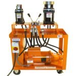 Huth 220V Three Phase 5HP Portable Vertical Dual Head Broad Range Tube Expander 1674V