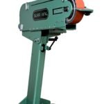Burr King 3” x 79” Two Wheel Model 979 3 HP 220V Three Phase Belt Grinder 17303