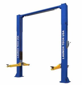Launch Tech USA TLT210-XT 10,000 lb Clear Floor Asymmetric ALI 2 Post Lift