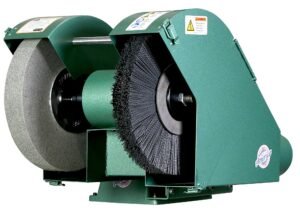Burr King Model 1200 Fixed Speed 1.5 HP 120V Single Phase Deburring and Polishing Machine 19000 - Image 2