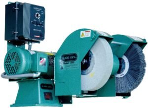 Burr King Model 1200 Variable Speed 2 HP 220V Single Phase Deburring and Polishing Machine 19610 - Image 2