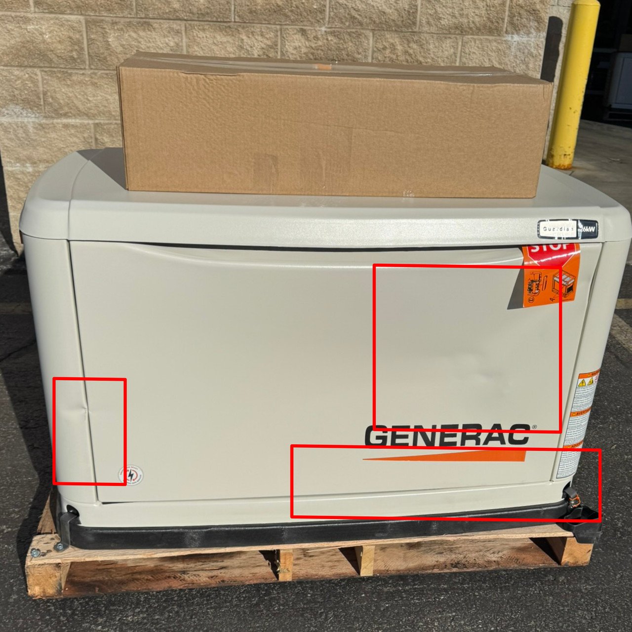 Generac 7291 26kW Guardian Generator with 200A SE Transfer Switch (Scratch & Dent) Generac 7291 26kW Guardian Generator with 200A SE Transfer Switch (Scratch & Dent)