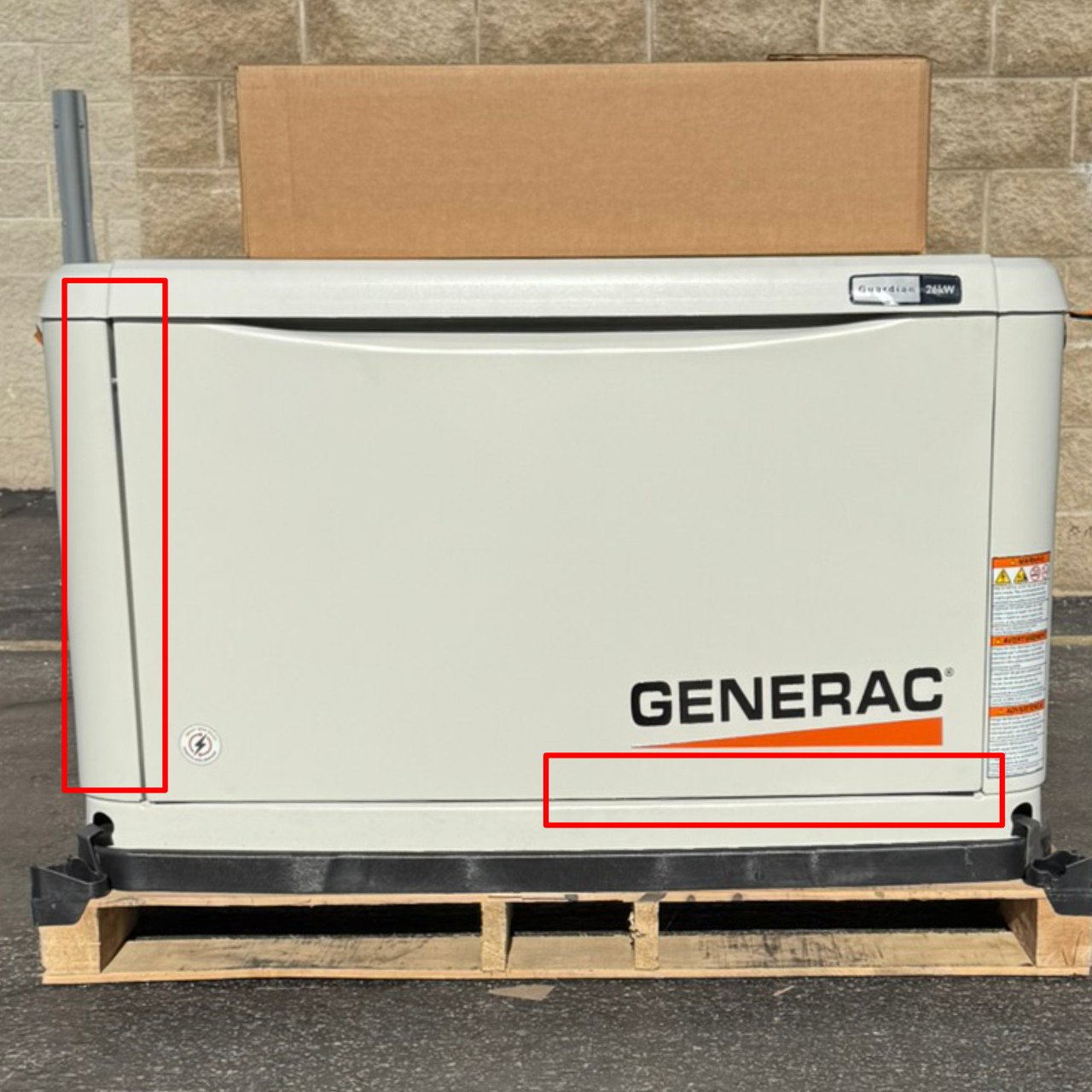 Generac 7291 26kW Guardian Generator with 200A SE Transfer Switch (Scratch & Dent) Generac 7291 26kW Guardian Generator with 200A SE Transfer Switch (Scratch & Dent)