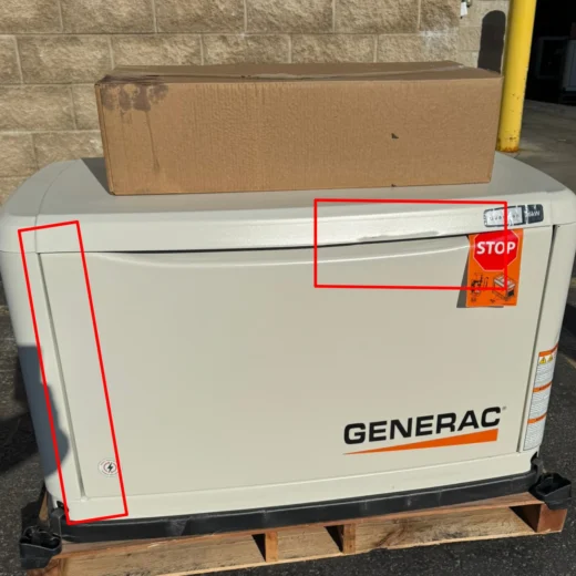Generac 7291 26kW Guardian Generator with 200A SE Transfer Switch (Scratch & Dent)