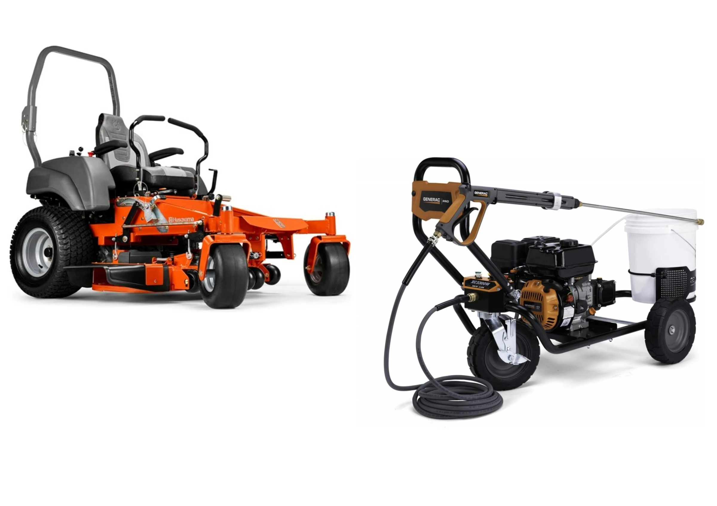 2-1-scaled-1 Husqvarna MZ 54 Zero Turn Mower w/ROPS Combo Deal 3300PSI Pressure Washer - Image 1