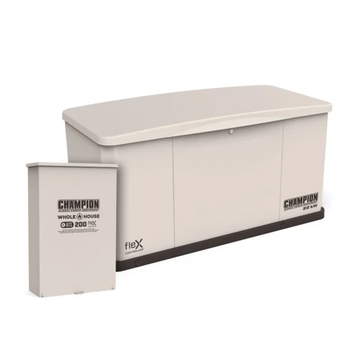 Champion 201016 22kW fleX Generator with 200A SE Transfer Switch