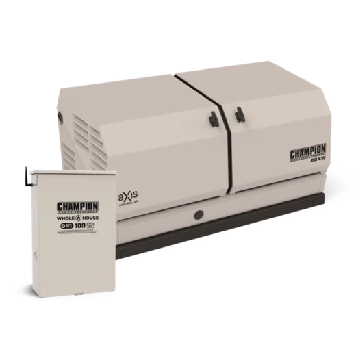 Champion 201220 22kW aXis Generator with 100A SE Transfer Switch