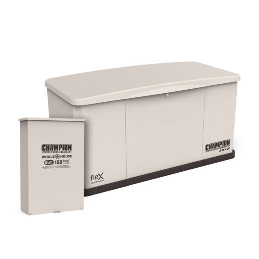 Champion 201356 22kW fleX Generator with 150A SE Transfer Switch