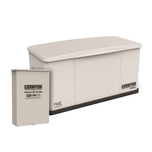 Champion 201613 26kW fleX Generator with 150A SE Transfer Switch