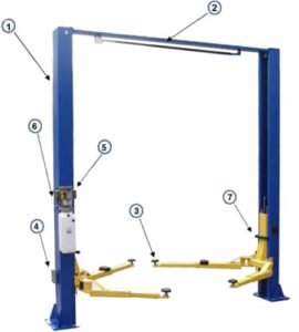 Auto Lift AL2-9K-SCX 9,000 lb. Symmetric 2 Post Car Lifts - Image 2