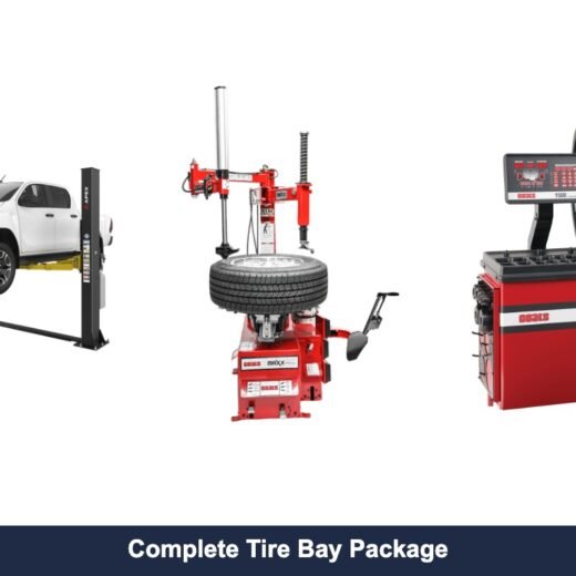 Complete Tire Bay Package — Lift, Tire Changer + Wheel Balancer