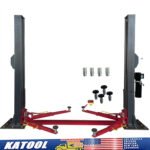 Katool KT-H120D Symmetric 2 Post Floor-Plate Car Lift 12,000 lbs - Image 2