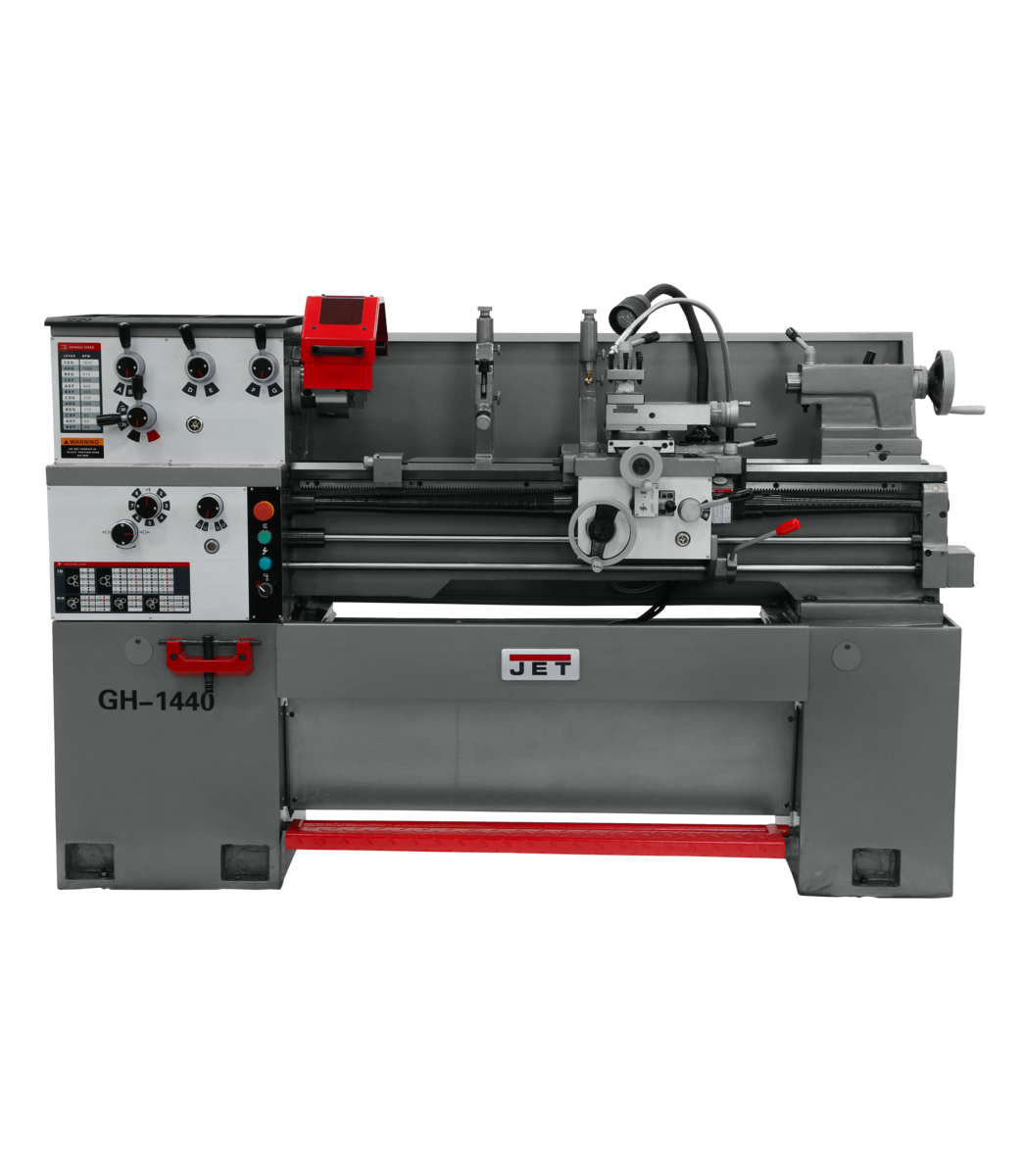 323377_main.png Jet GH-1440-1 Lathe with Acu-Rite 203 DRO, Collet Closer, and Taper Attachment 323377 - Image 1