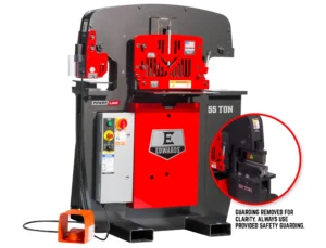 Edwards 55 Ton Ironworker 3 Phase, 208 Volt, PowerLink, 10" Brake 55203522