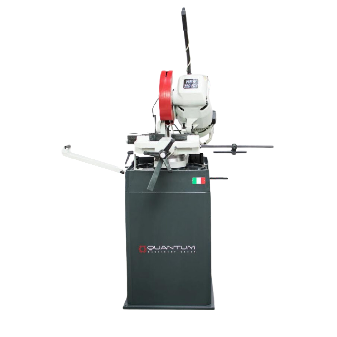 35020EDV2028429-1.png Quantum Machinery 14” 480V Three Phase Manual Pivot-Style Cold Saw 350 EDV - Image 1
