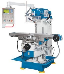Knuth 4HP 54"x12" UWF 1.2 Compact Universal Milling Machine with Swiveling Vertical Head 362694