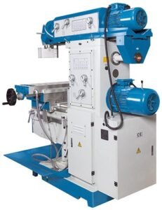 Knuth 7.4HP 52"x14" Variable Speed UWF 5 Vertical Universal Milling Machine with Horizontal Spindle 362750 - Image 2