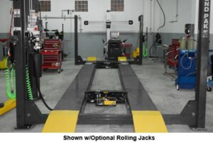 BendPak HDS-14LSX Extended Four Post Car Alignment Lift 14,000 lb. - New Gray - Image 3