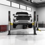 APEX AL9LC Floorplate Low-Ceiling 2 Post Lift 9,000 lbs - Image 3