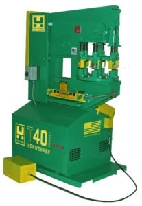 Uni-Hydro T40-14 220V Single Phase 40 Ton Turret Punch Hydraulic Ironworker 104010