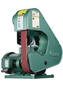 Burr King 2” x 48” Three Wheel Model 482 Variable Speed 1 HP 120V Single Phase Belt Grinder 41110 - Image 4