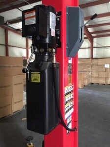 Launch Tech USA TLT210-XT 10,000 lb Clear Floor Asymmetric ALI 2 Post Lift - Image 7