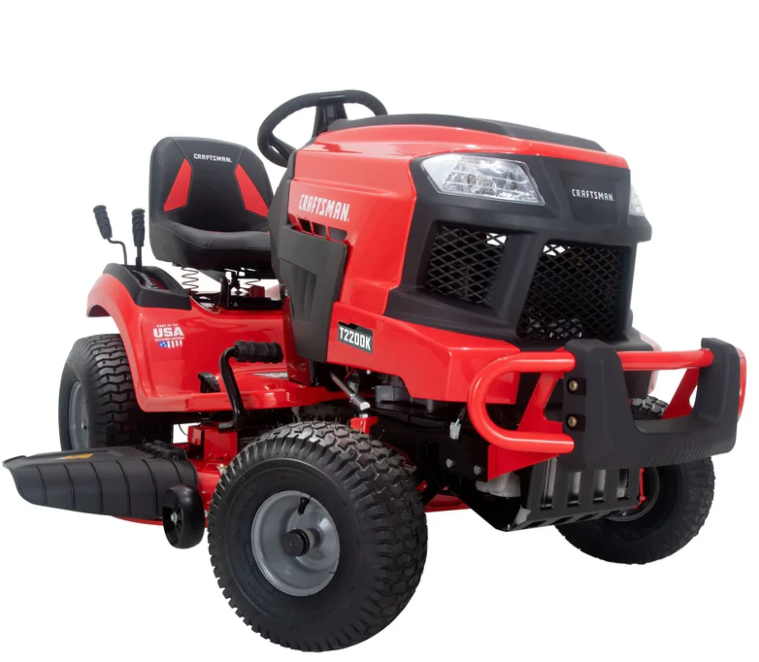 43a2b8833a8846d50a44a83e016ecb9455a88d13a1b0dd8ec786e5bae5cbf042 Craftsman T2200K | 42-in 20 HP 725cc Hydrostatic Riding Mower - Image 1